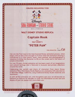 Lot #775 Captain Hook limited edition cel for the 60th anniversary of Peter Pan Limited Edition Cel - Image 4