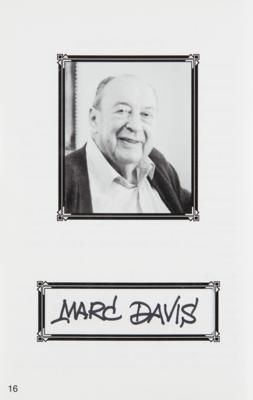 Lot #728 Animation Pioneers (26) Multi-Signed Program with Earle, Davis, Ross, and More - Image 2