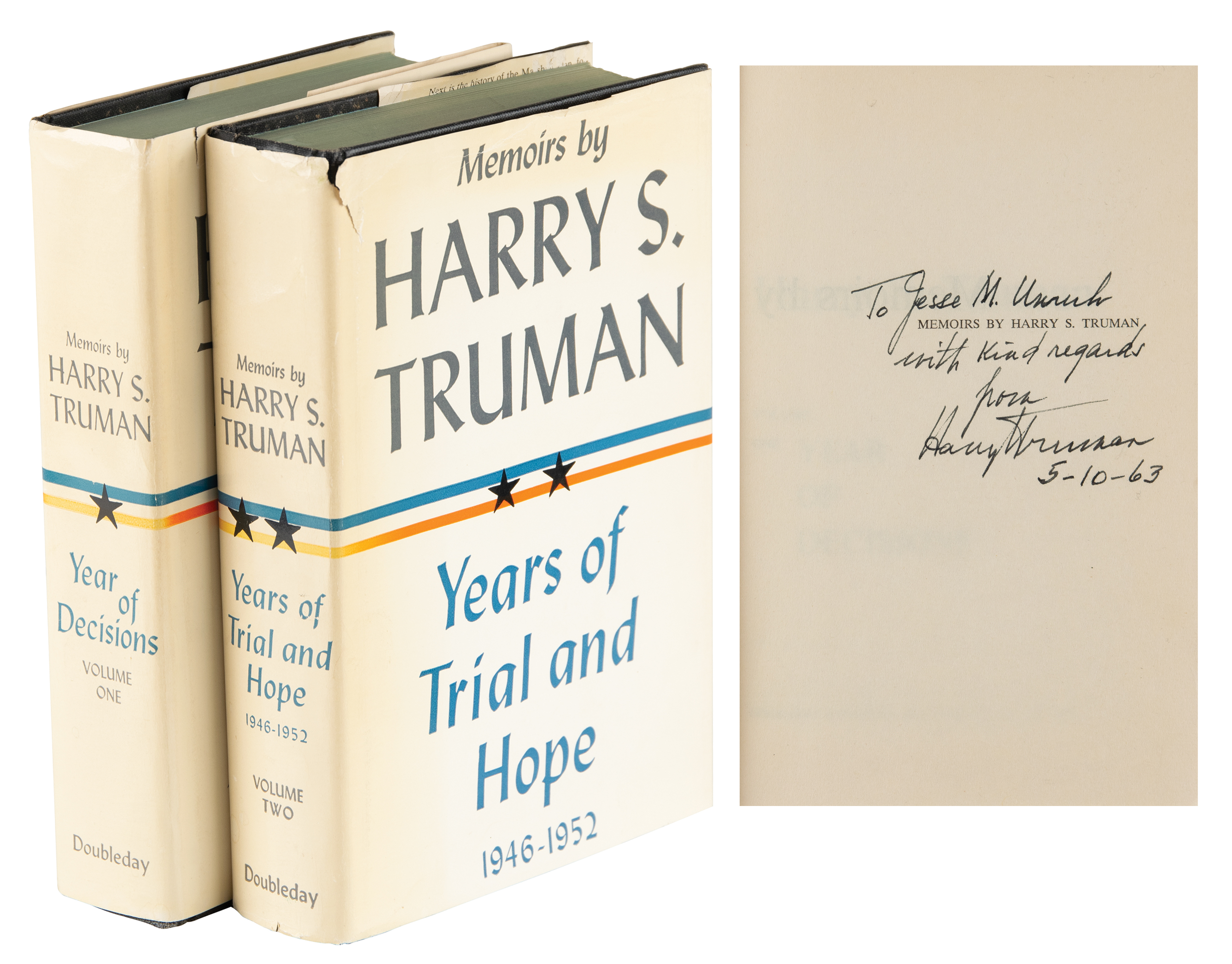 Lot #72 Harry S. Truman Signed Book - Image 1