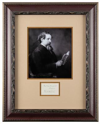 Lot #308 Charles Dickens Signature - Image 1