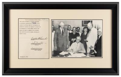 Lot #22 Franklin D. Roosevelt Document Signed as Governor - Image 1