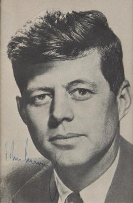 Lot #26 John F. Kennedy Signed Photograph - Image 1