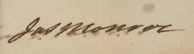 Lot #4 James Monroe Circular Letter Signed as Secretary of State - Image 3
