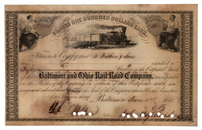 Lot #149 Johns Hopkins Document Signed - Image 1