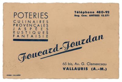 Lot #273 Pablo Picasso Signature - Image 2