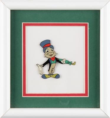 Lot #753 Jiminy Cricket production cel from Walt Disney's Wonderful World of Color Production Cel - Image 2