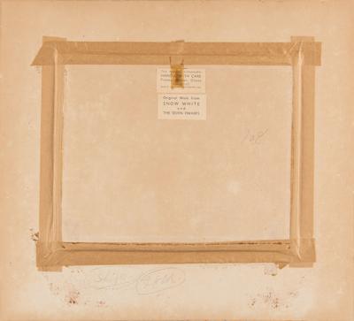 Lot #690 Doc, Bashful, and Sneezy production cel from Snow White and the Seven Dwarfs - Image 3