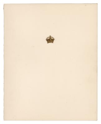 Lot #141 Elizabeth, Queen Mother Signed Christmas Card (1965) - Image 2