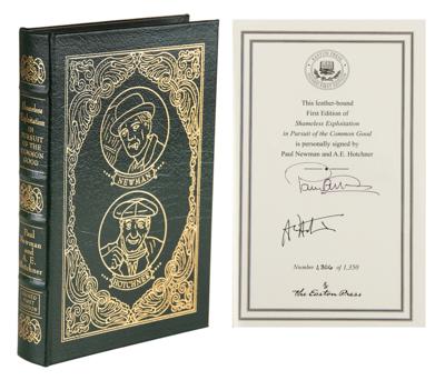 Lot #586 Paul Newman and A. E. Hotchner Signed Book - Image 1
