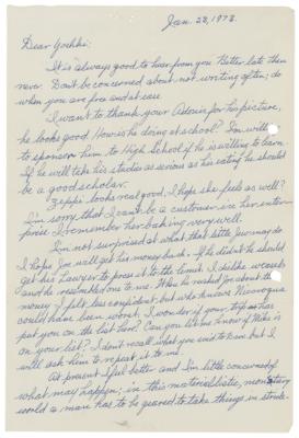 Lot #118 Meyer Lansky Autograph Letter Signed - Image 1