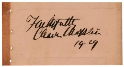 Lot #504 Charlie Chaplin Signature - Image 1