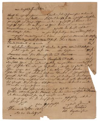 Lot #397 Conradin Kreutzer Autograph Letter Signed - Image 1