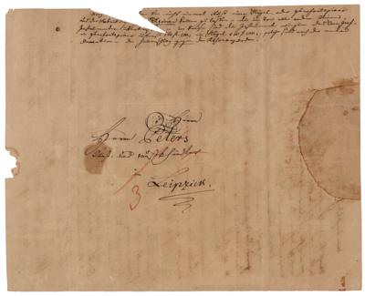 Lot #397 Conradin Kreutzer Autograph Letter Signed - Image 2