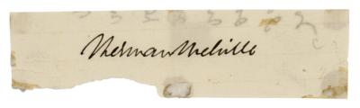 Lot #319 Herman Melville Signature - Image 1