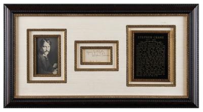 Lot #305 Stephen Crane Signature - Image 1