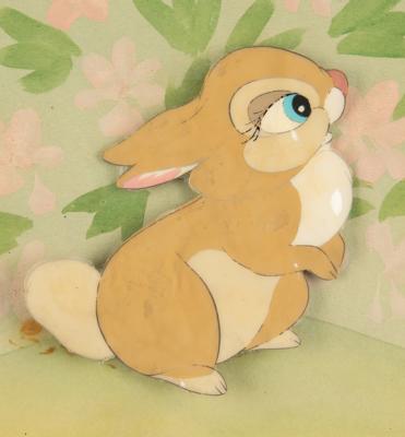 Lot #729 Miss Bunny production cel from Bambi Production Cel - Image 1