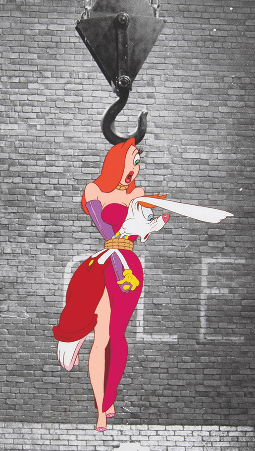 Lot #766 Roger and Jessica Rabbit production cel from Who Framed Roger Rabbit - Image 1