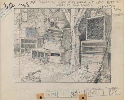 Lot #679 Witch and children production drawings from Babes in the Woods - Image 2