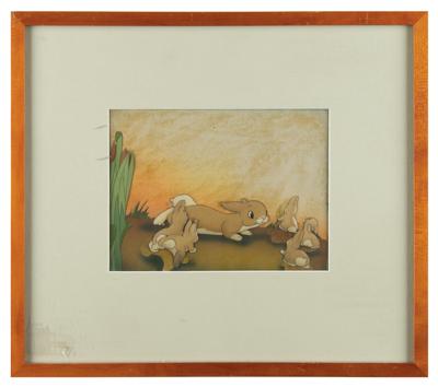 Lot #702 Rabbit and bunnies production cels from Snow White and the Seven Dwarfs - Image 2