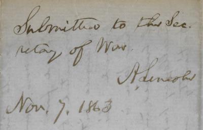 Lot #11 Abraham Lincoln Autograph Endorsement Signed as President - Image 1