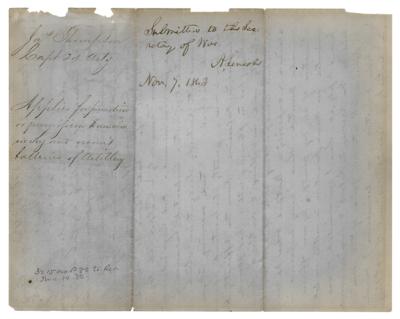 Lot #11 Abraham Lincoln Autograph Endorsement Signed as President - Image 2