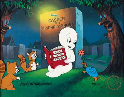 Lot #802 Myron Waldman Signed Limited Edition Casper Cel: 'How to Win Friends' - Image 1