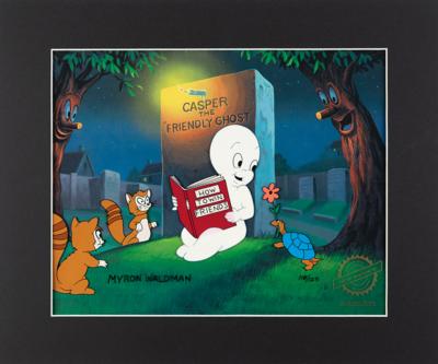 Lot #802 Myron Waldman Signed Limited Edition Casper Cel: 'How to Win Friends' - Image 2