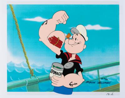 Lot #804 Myron Waldman Signed Limited Edition Popeye Cel: 'Dynamite Muscle' - Image 1