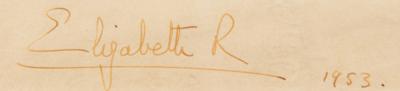 Lot #92 Queen Elizabeth II Oversized Signed Photograph - Image 3