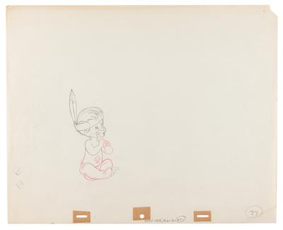 Lot #855 Michael Darling production drawing from Peter Pan Production Drawing - Image 2
