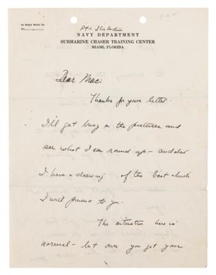Lot #24 John F. Kennedy Autograph Letter Signed to a Fellow PT-109 Survivor - Image 1