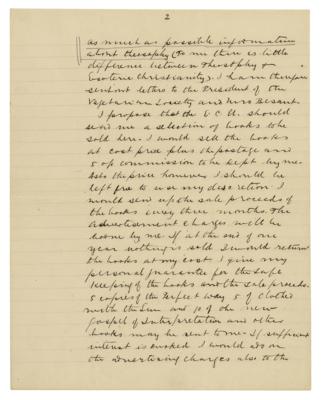Lot #96 Mohandas Gandhi Autograph Letter Signed (1894) on Theosophy - Image 2