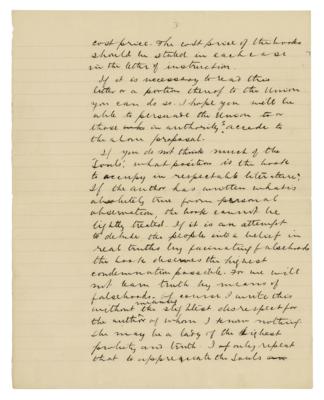 Lot #96 Mohandas Gandhi Autograph Letter Signed (1894) on Theosophy - Image 3