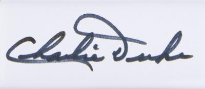 Lot #215 Apollo Moonwalkers Complete Signature Display - Image 6