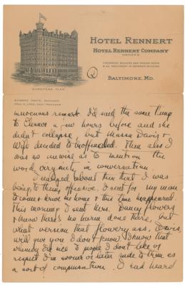 Lot #314 F. Scott Fitzgerald Autograph Letter Signed and Handwritten Poem - Image 2
