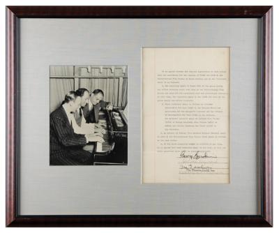 Lot #372 George and Ira Gershwin Leasing Document for 'Porgy and Bess' - Image 1