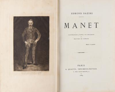 Lot #268 Edouard Manet Illustrated Autograph Letter Signed with Watercolors - Image 5