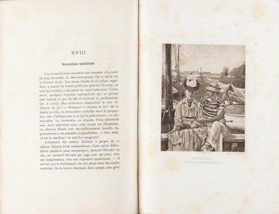 Lot #268 Edouard Manet Illustrated Autograph Letter Signed with Watercolors - Image 6