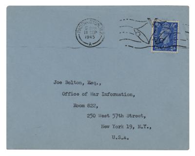 Lot #109 Alexander Fleming Handwritten Manuscript on Penicillin - Image 12