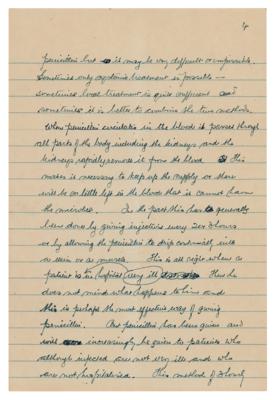 Lot #109 Alexander Fleming Handwritten Manuscript on Penicillin - Image 5