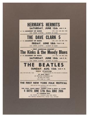 Lot #378 Beatles 1965 Shea Stadium Poster - Image 2