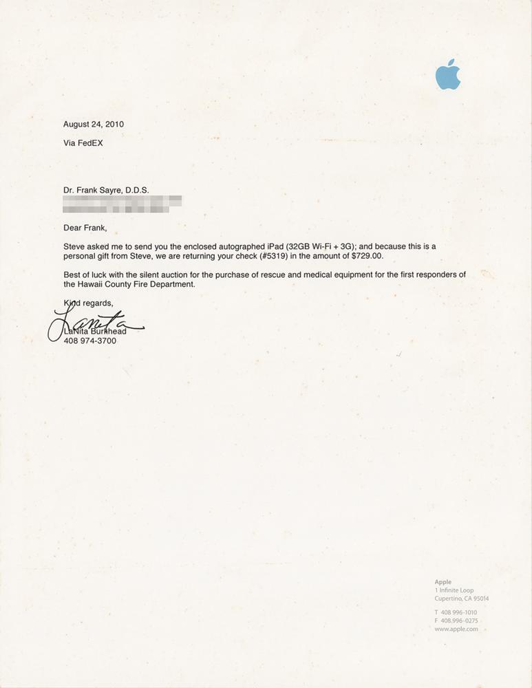iPods shuffle & iPad  Steve jobsサイン付き iPod Shuffle Signed by Steve Jobs Available on eBay - MacRumors
