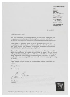 Lot #6040 Sigmund Freud Rare Autograph Letter Signed on Homosexuality, 