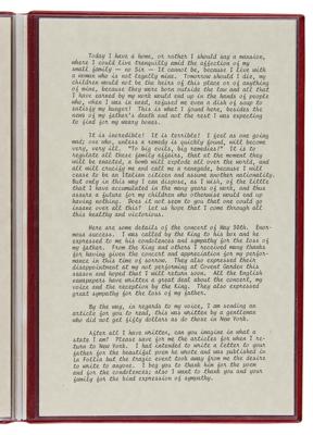 Lot #6093 Enrico Caruso Lengthy 15-Page Autograph Letter Signed, Discussing His Concert for King Edward VII - Image 12