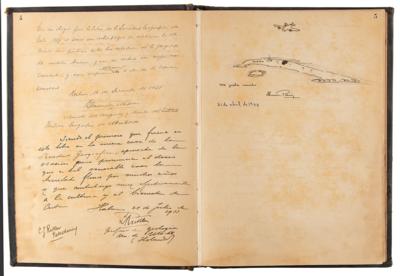Lot #6046 Albert Einstein Signed Guest Book: 