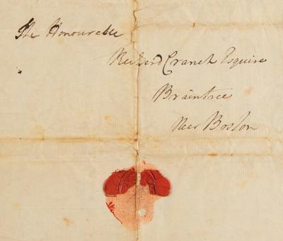 Lot #6001 John Adams Autograph Letter Signed on Debt Defaults Under Treaty of Paris: 
