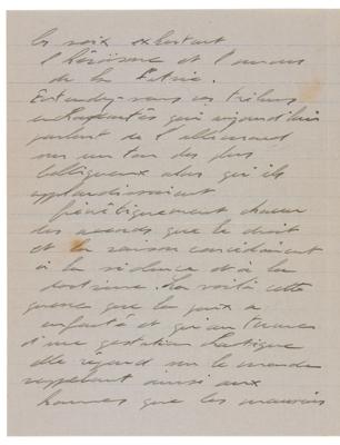 Lot #6024 Charles de Gaulle Letter Written On the Day Germany Invaded Poland - Image 2