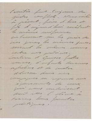 Lot #6024 Charles de Gaulle Letter Written On the Day Germany Invaded Poland - Image 3