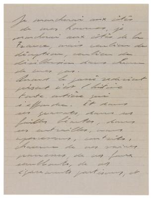 Lot #6024 Charles de Gaulle Letter Written On the Day Germany Invaded Poland - Image 4