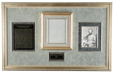 Lot #6034 Thomas J. 'Stonewall' Jackson Letter of Recommendation for Cavalry Commander William 'Grumble' Jones - Image 2